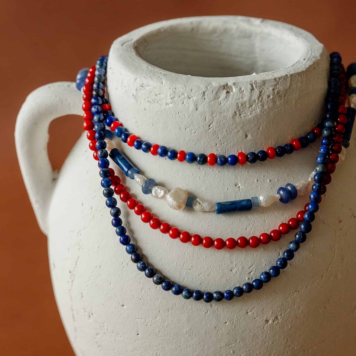 Midnight Bay Beaded Necklace