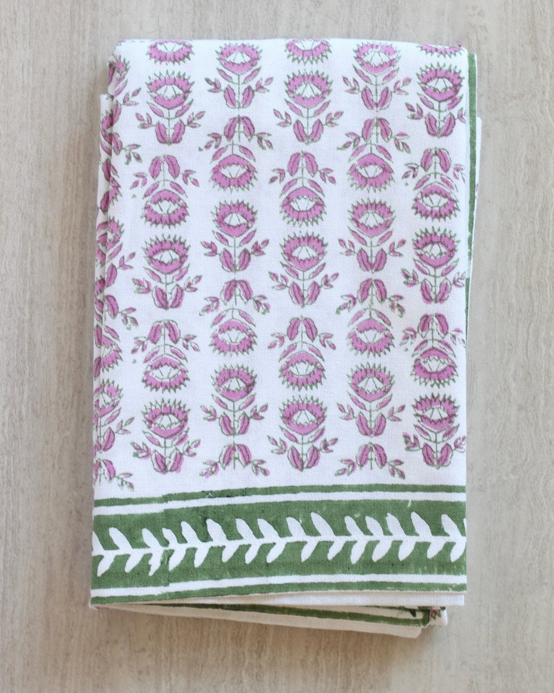 Round Tablecloth - Protea, Sage & Lilac