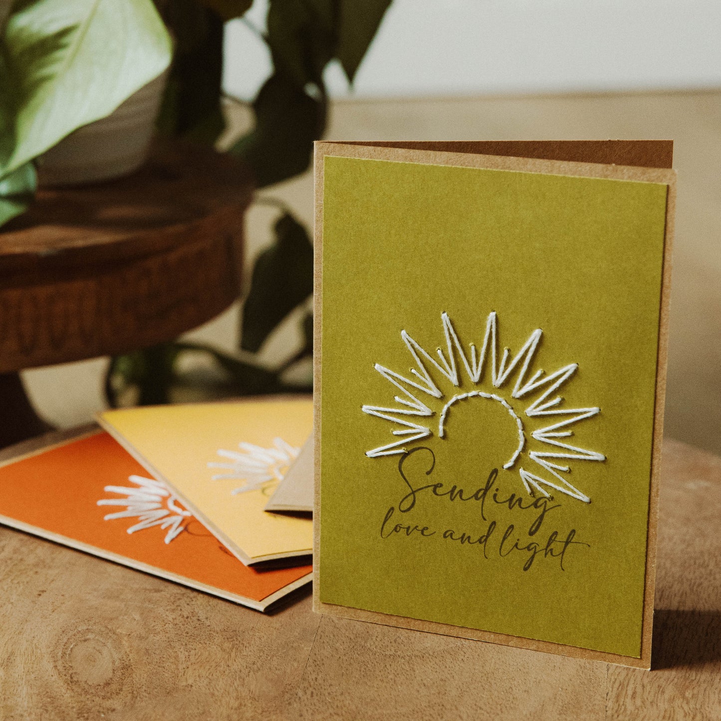 Sending Love & Light Greeting Cards
