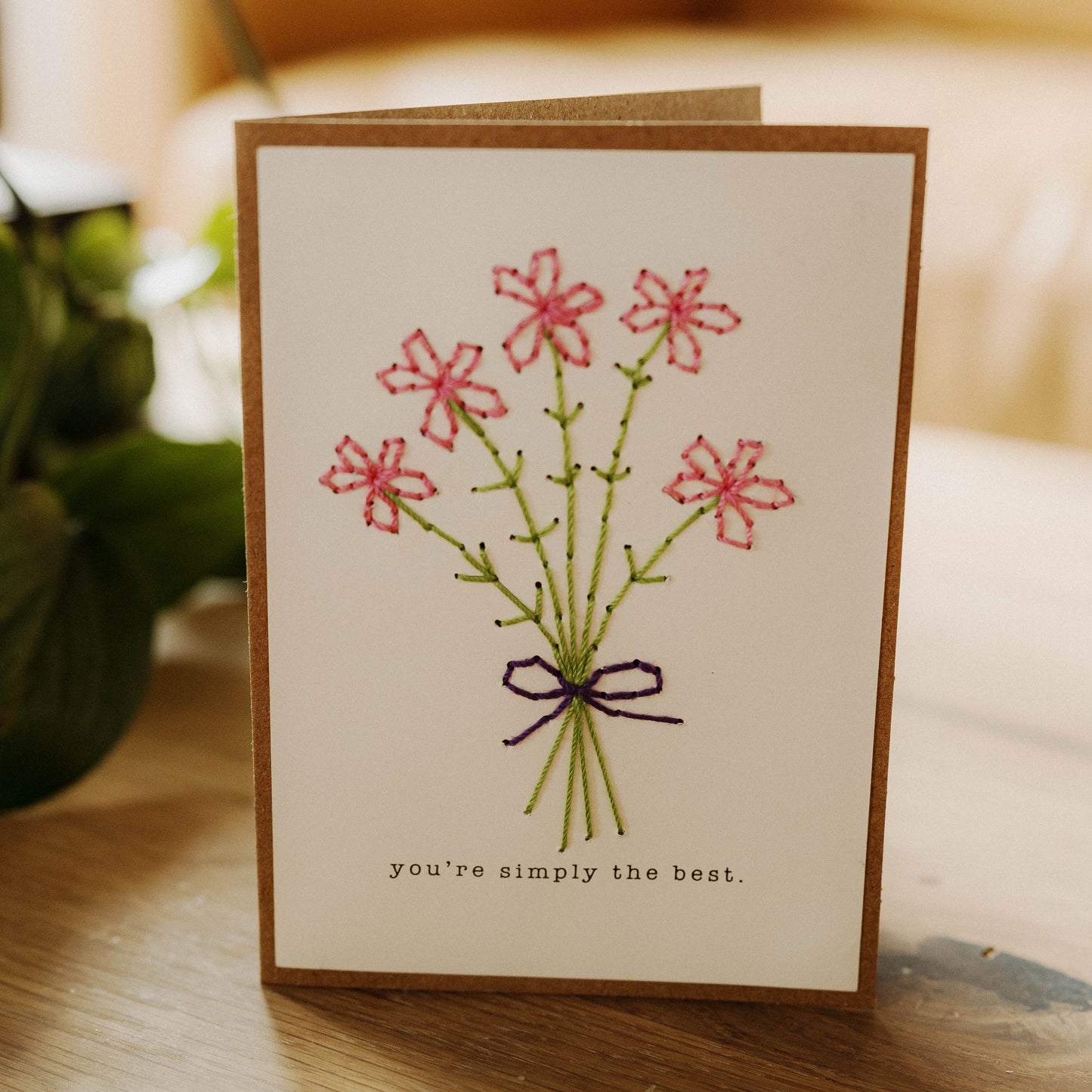 Simply the Best Greeting Card
