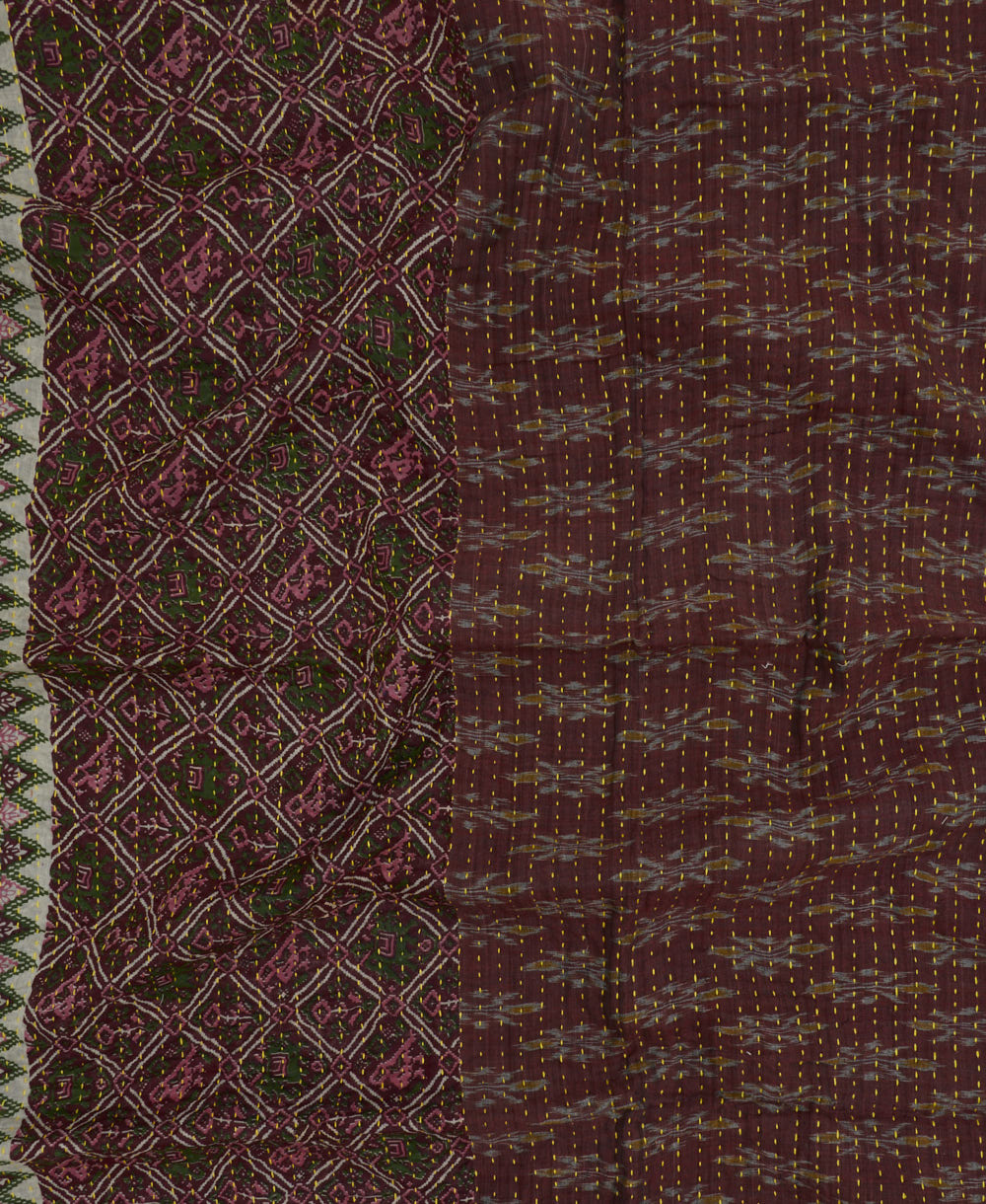 EXCLUSIVE Small Kantha Quilt Throw