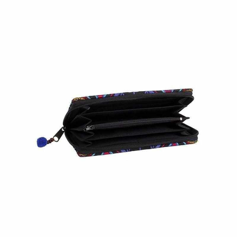 Tahj Embroidered Hmong Wallet - Thailand