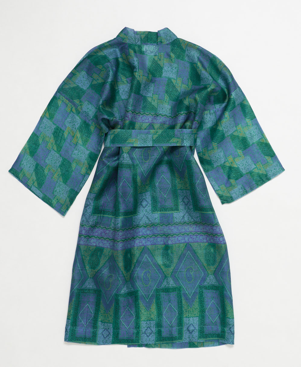 Vintage Silk Robe - M- No. 240810