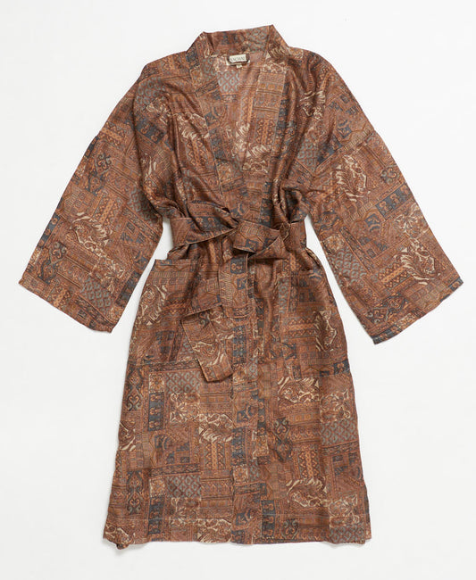 Vintage Silk Robe - M - No. 250312