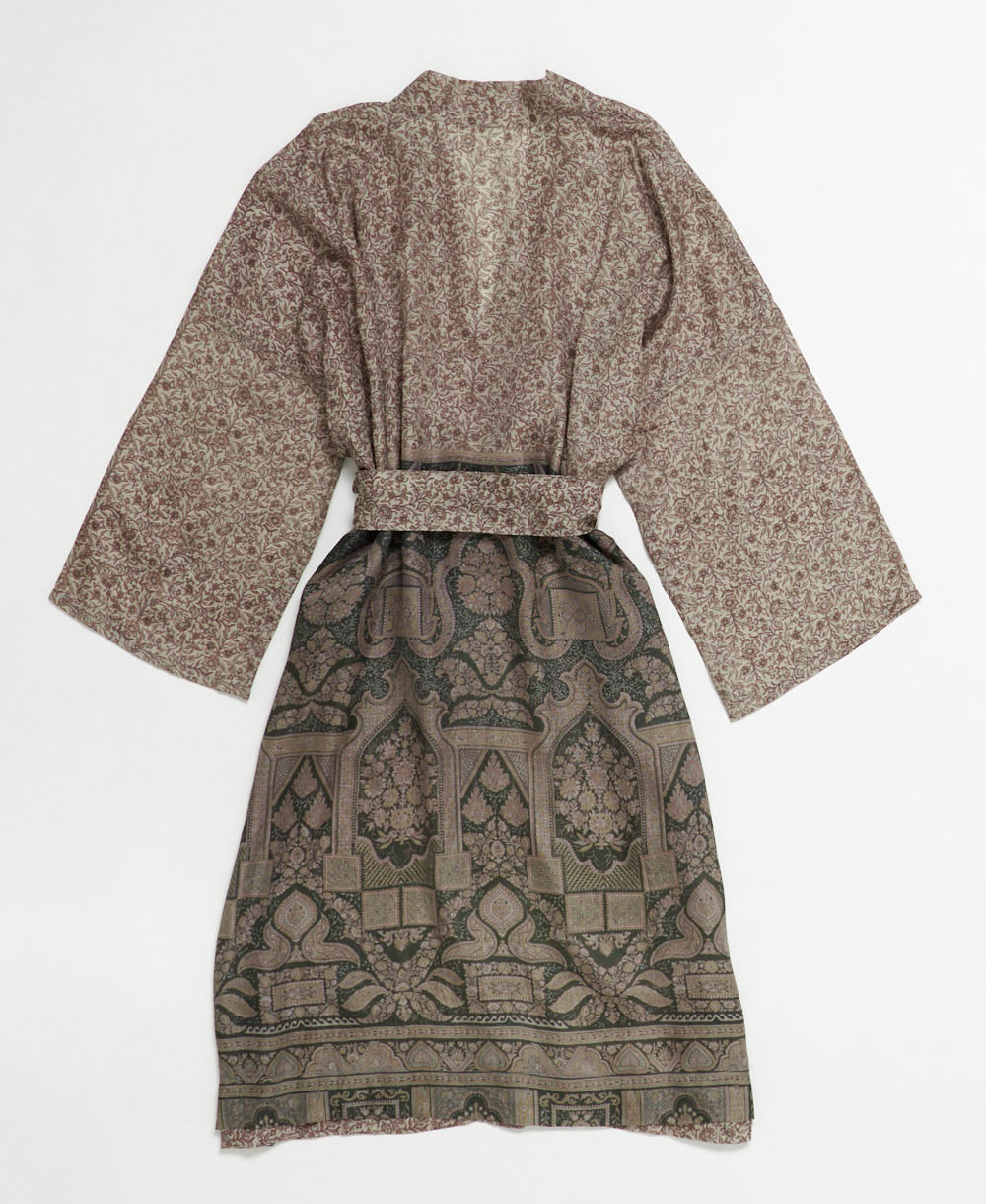 Vintage Silk Robe - L- No. 250317