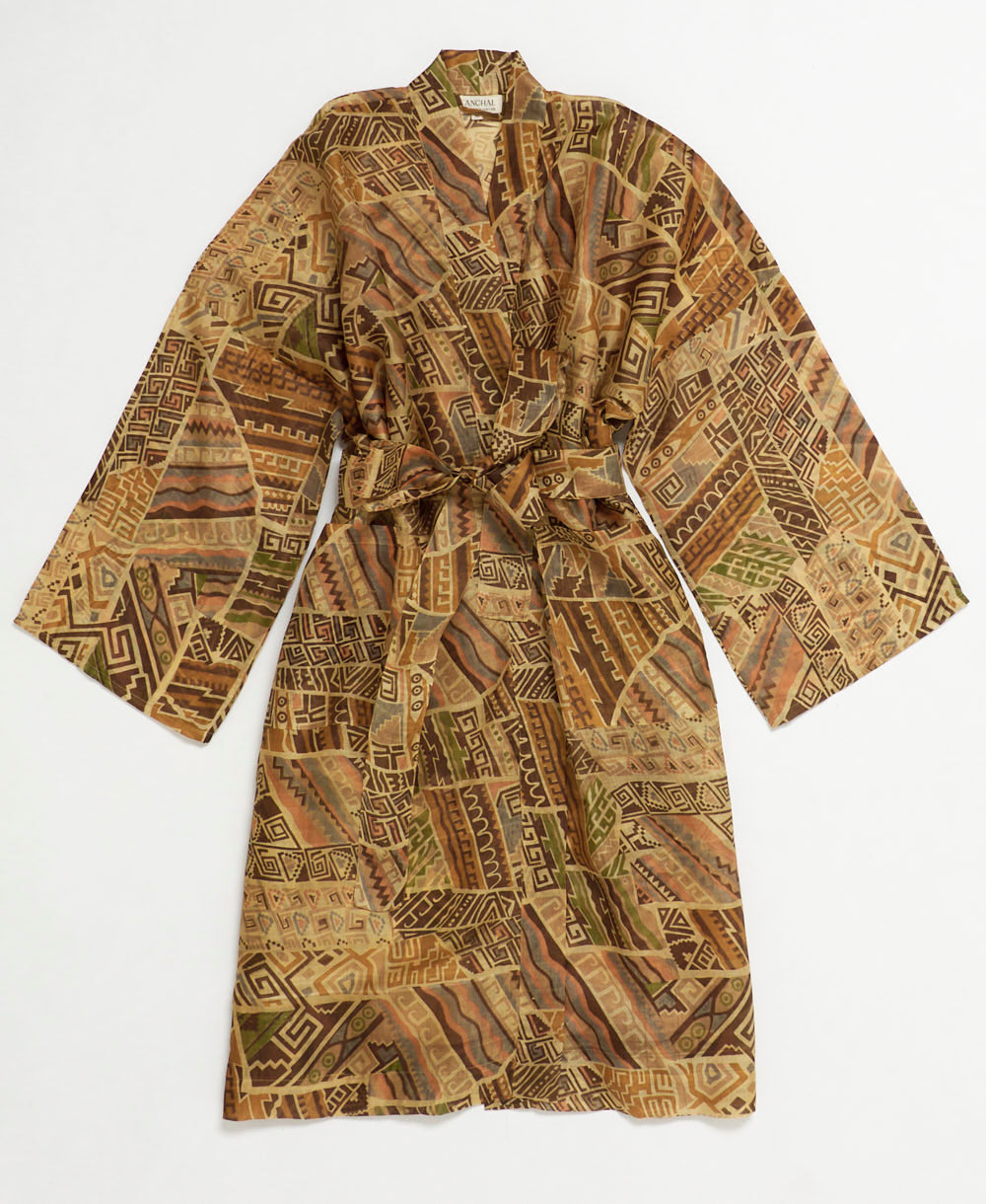Vintage Silk Robe -XL- No. 250323