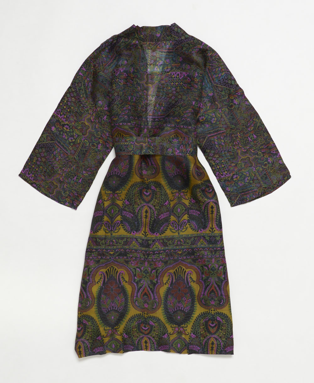 Vintage Silk Robe - S- No. 250405