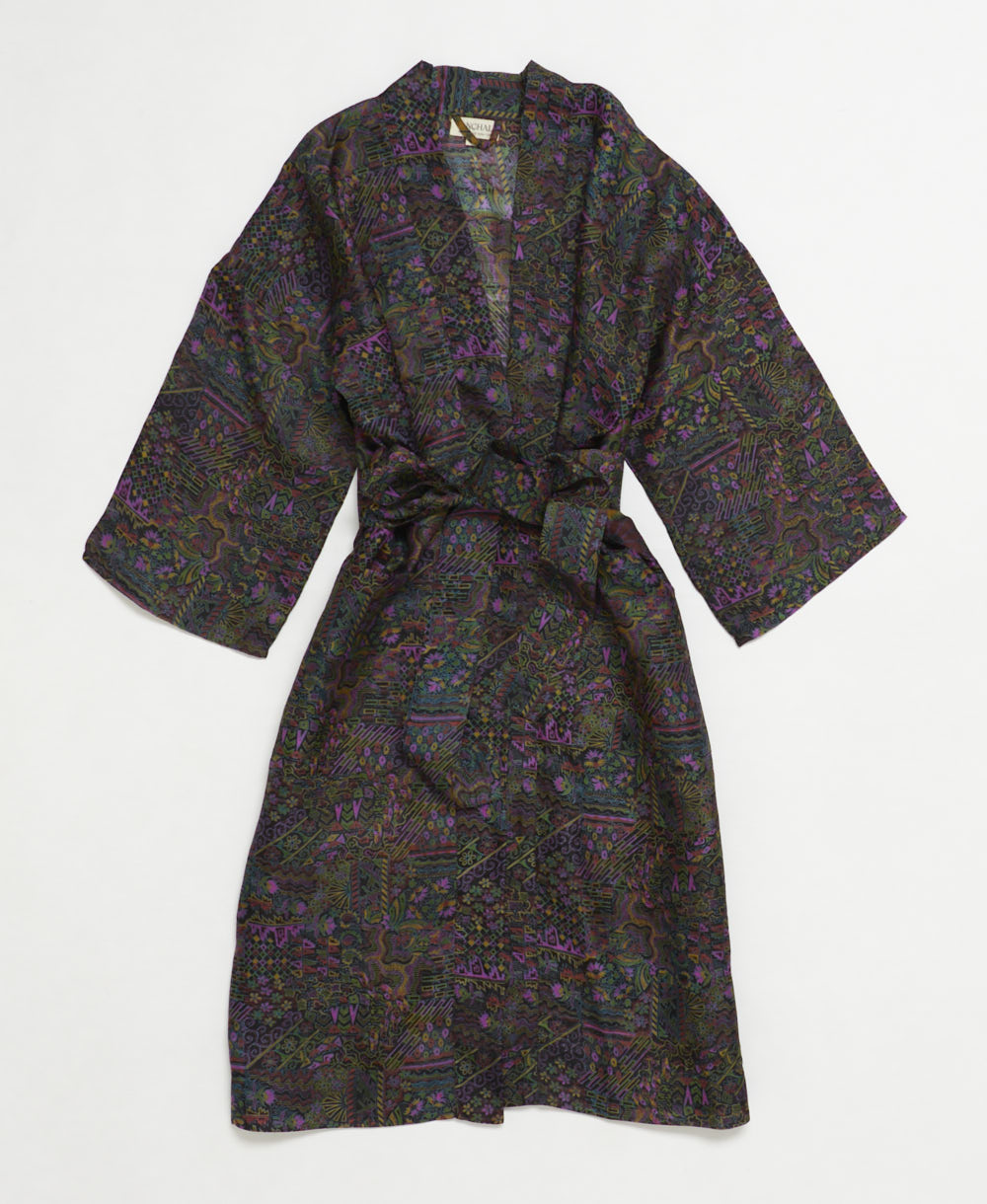 Vintage Silk Robe - S- No. 250405