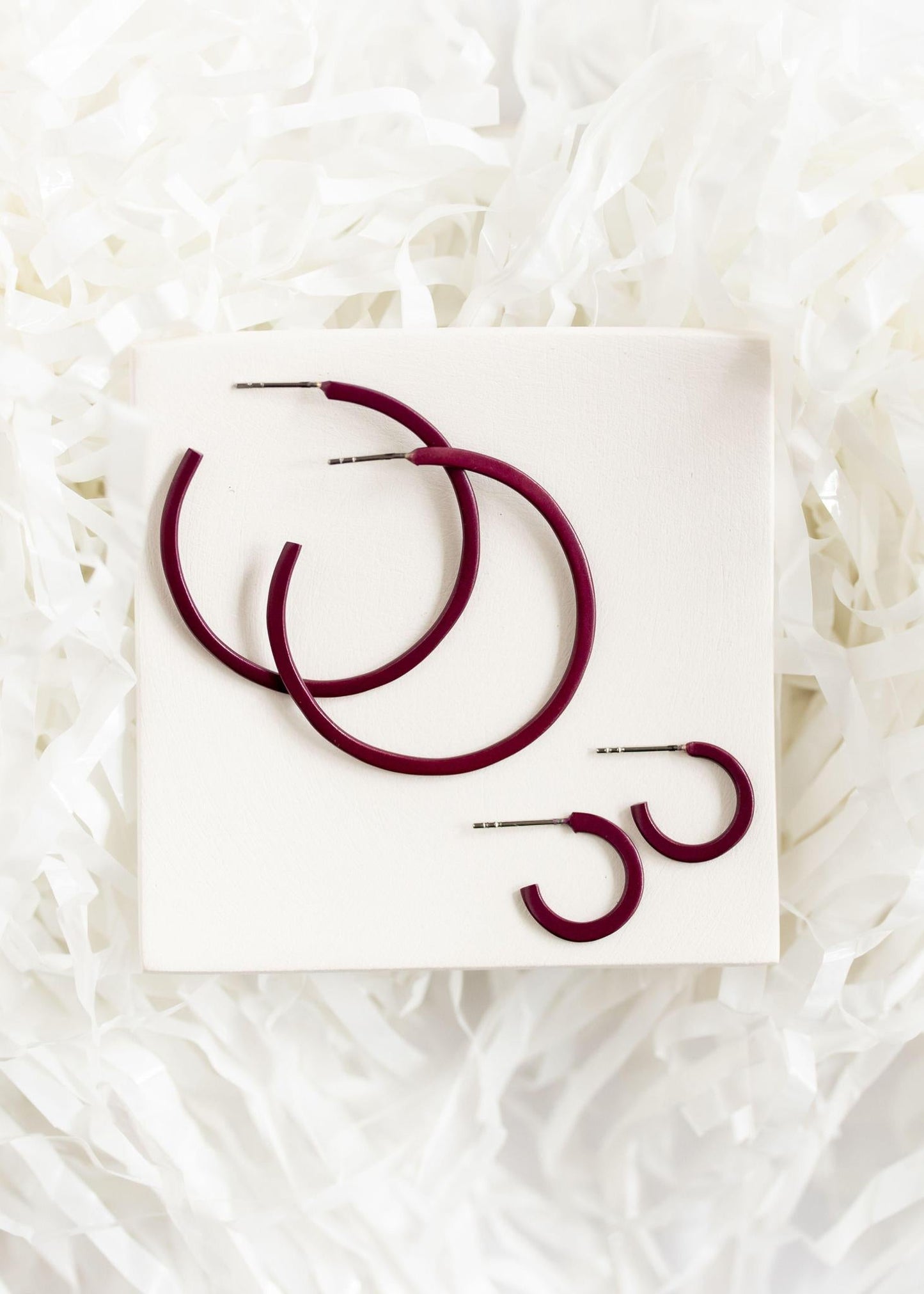 Maroon | Medium Game Day Hoops