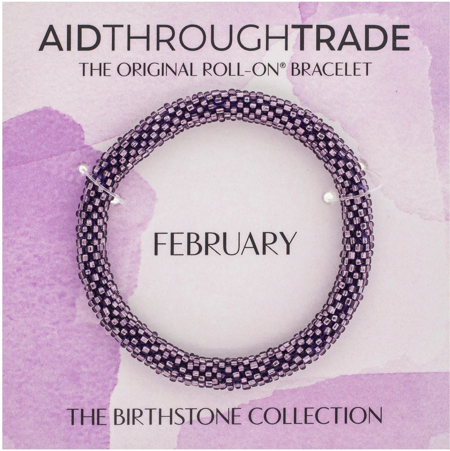 Birthstone Roll-On® Bracelets - February