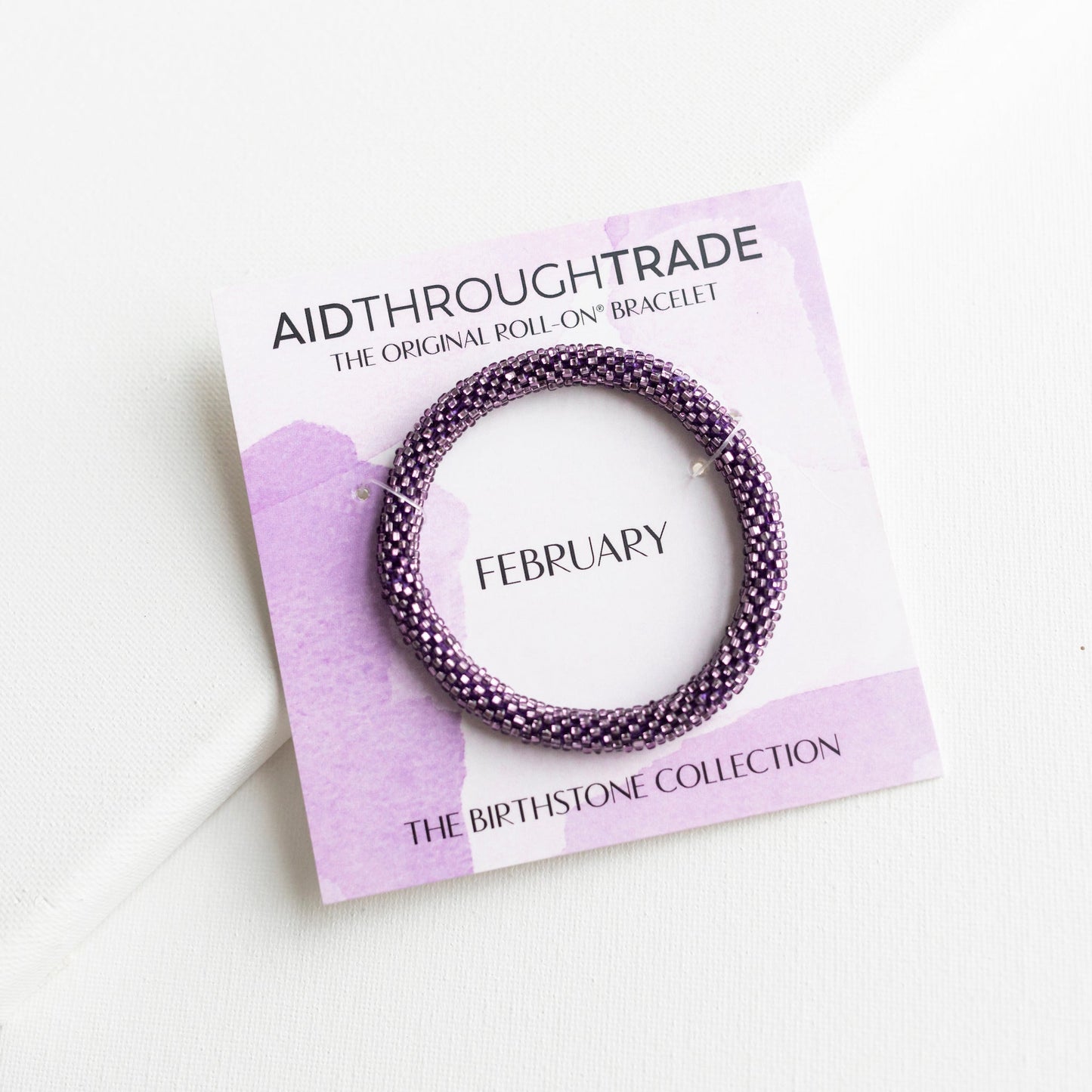 Birthstone Roll-On® Bracelets - February