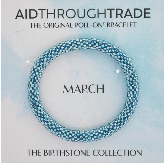 Birthstone Roll-On® Bracelets - March