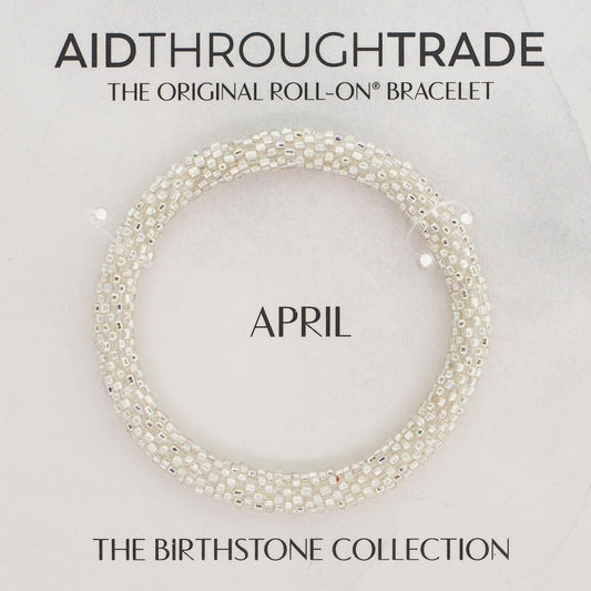 Birthstone Roll-On® Bracelets - April