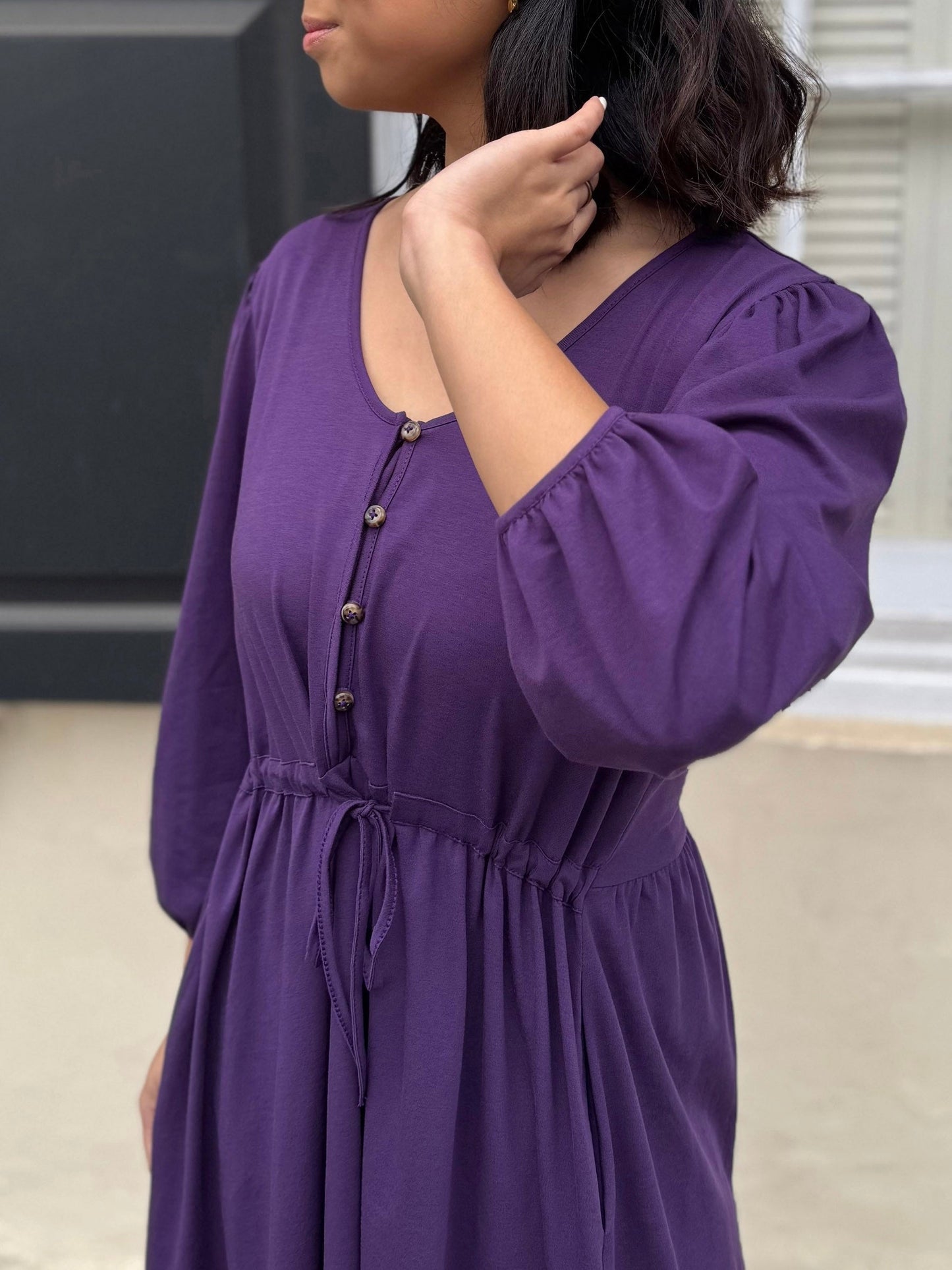 CALLIOPE dress in Midnight Dahlia