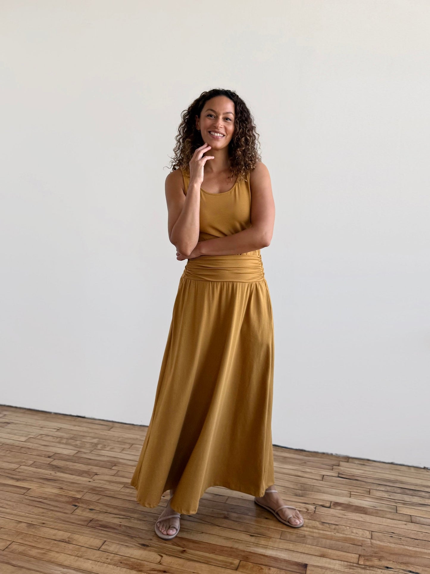 ZOYA skirt in Light Amber