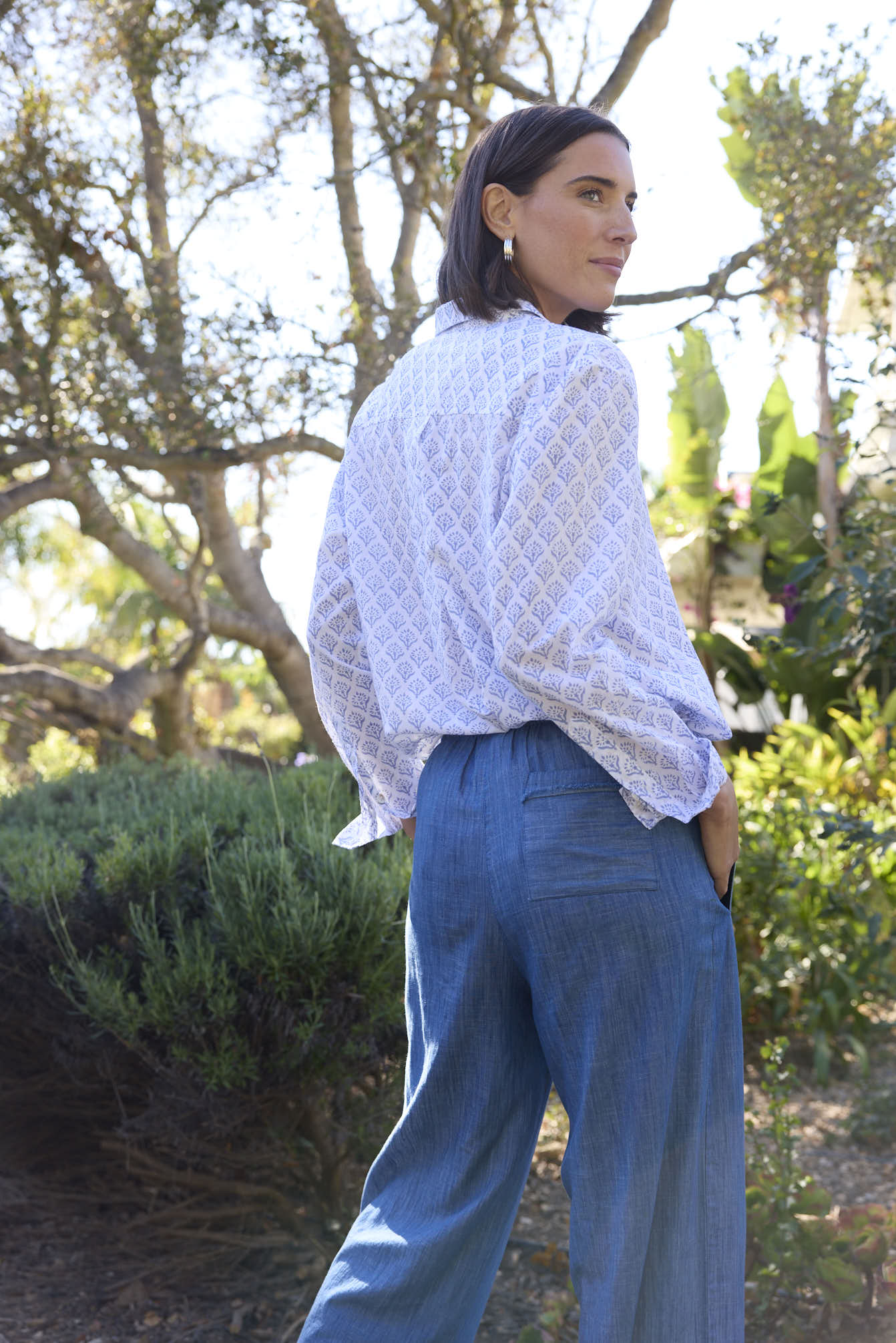 Good Boyfriend Shirt - Sunflower Cornflower Blue