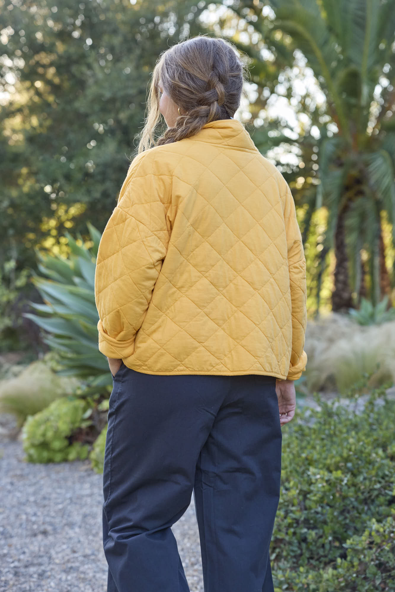 Countryside Quilted Jacket - Mango - FINAL SALE
