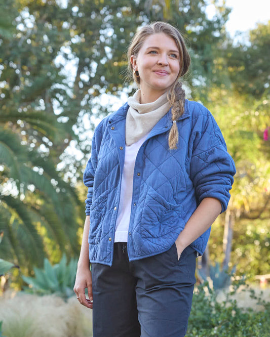 Countryside Quilted Jacket - Inky Blue - FINAL SALE