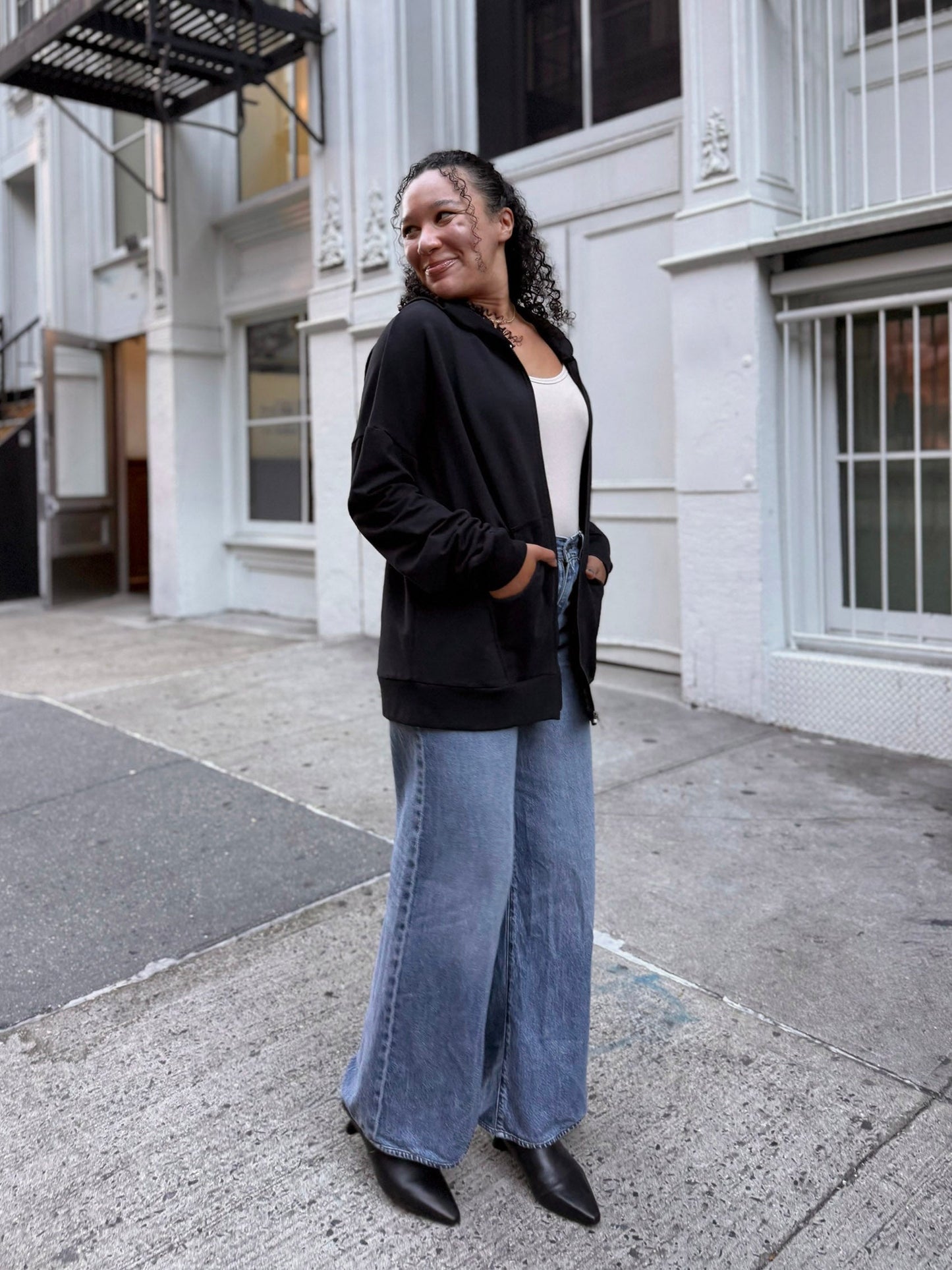 CHARLOTTE hoodie in Black