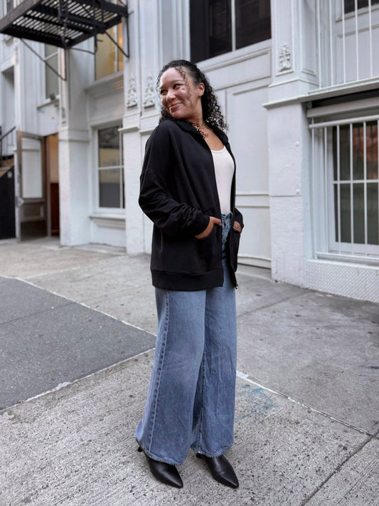 CHARLOTTE hoodie in Black