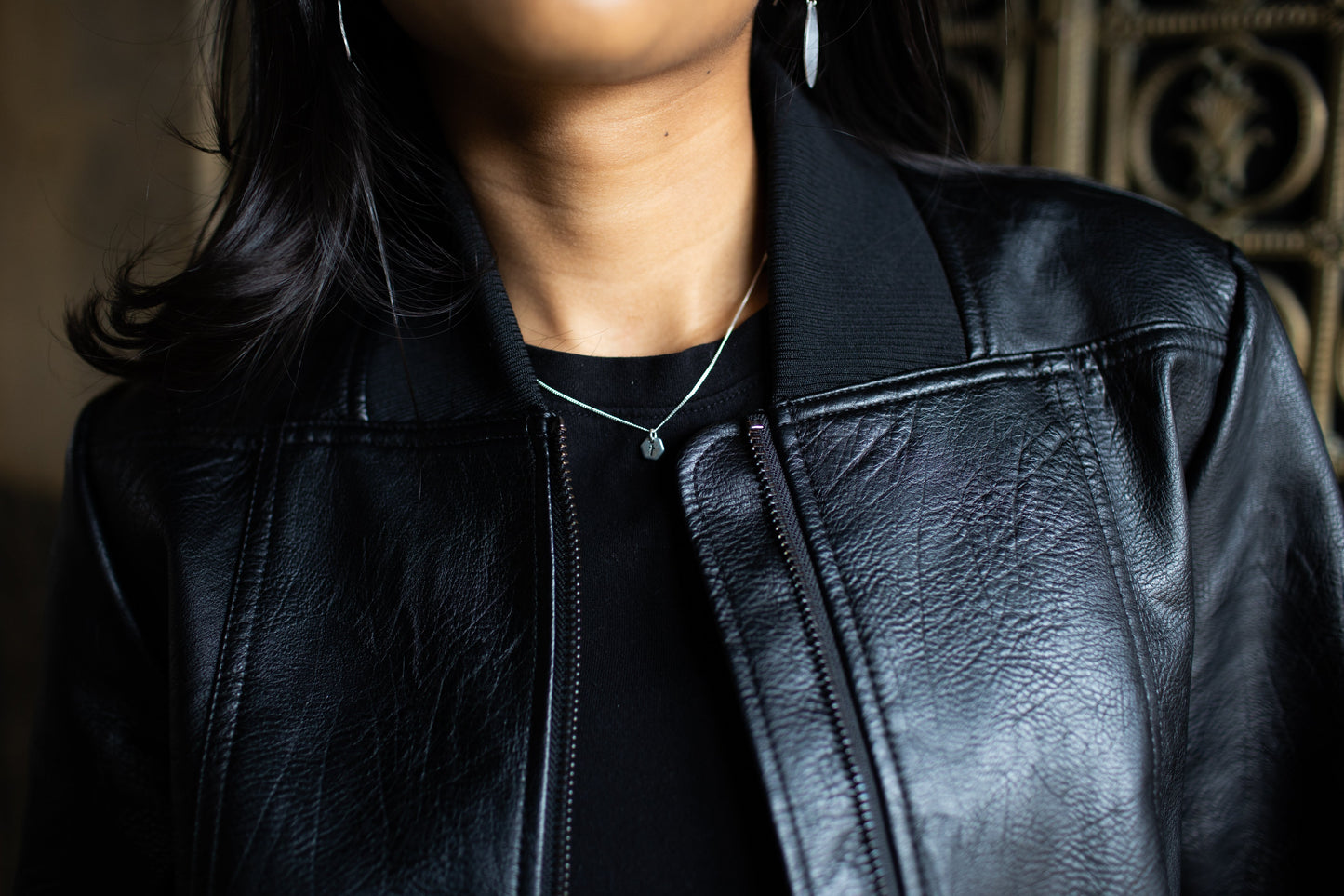 Known Cross Necklace | Salvaged Steel Auto Part | Sterling Silver Chain