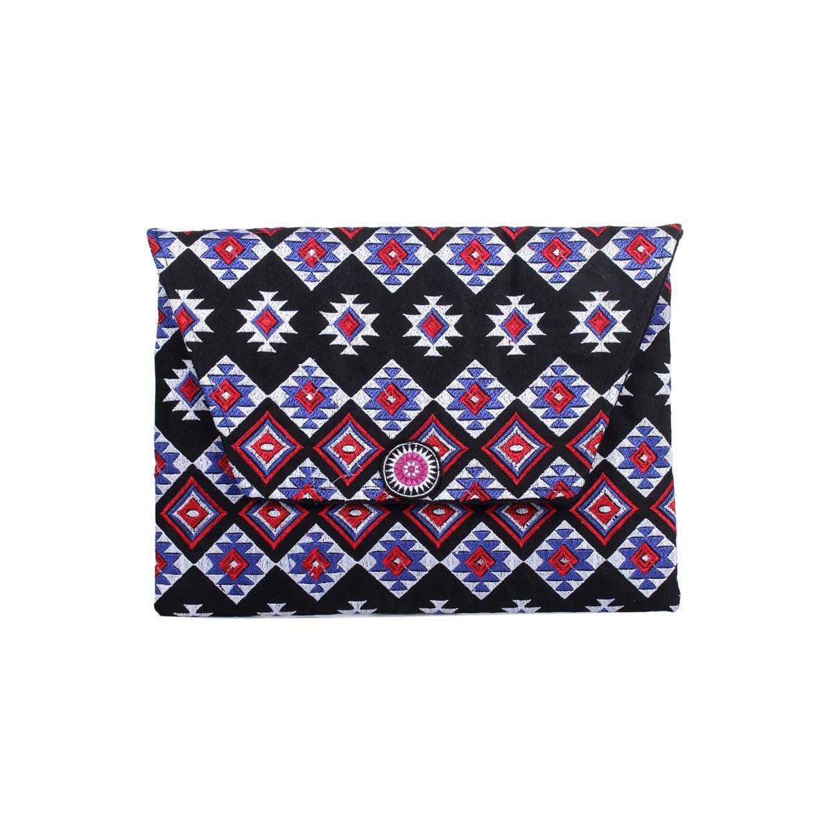 Embroidered Envelope Clutch | iPad Bag - Thailand