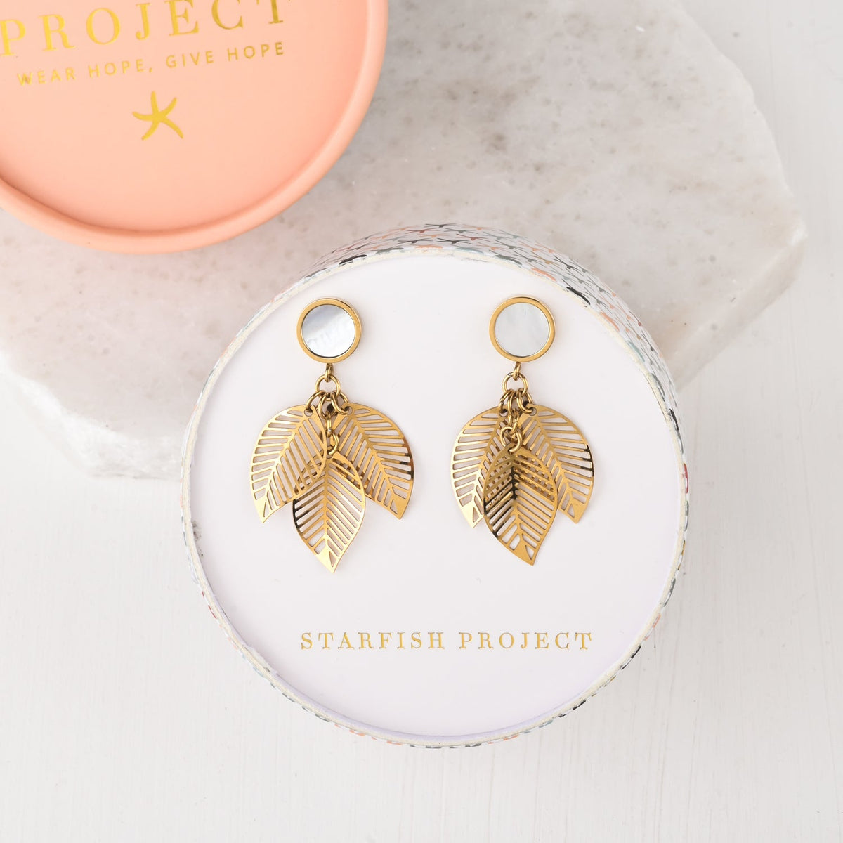 Laurel Bay Pearl Earrings