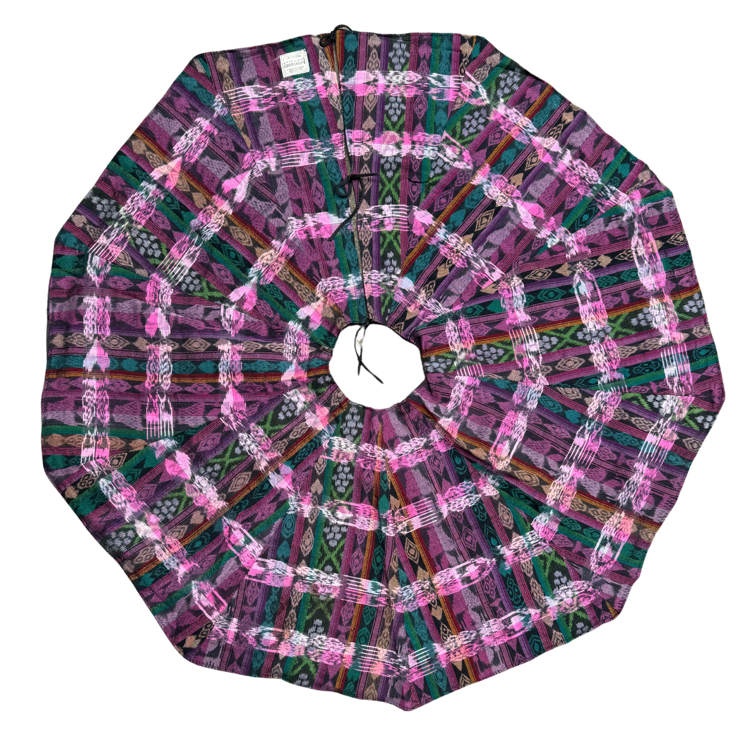 Handwoven Christmas Tree Skirt