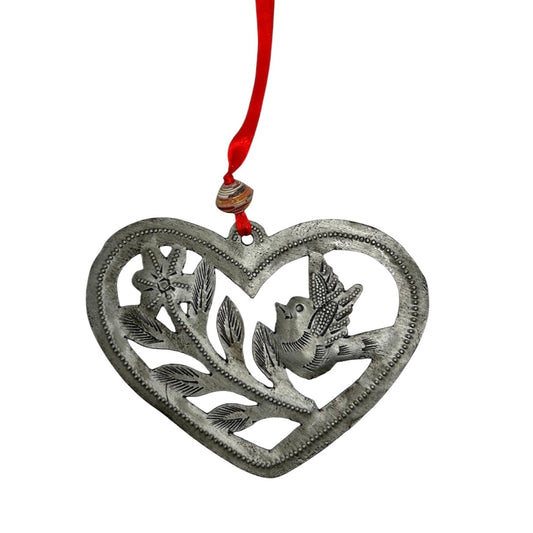 Bird Heart Ornament