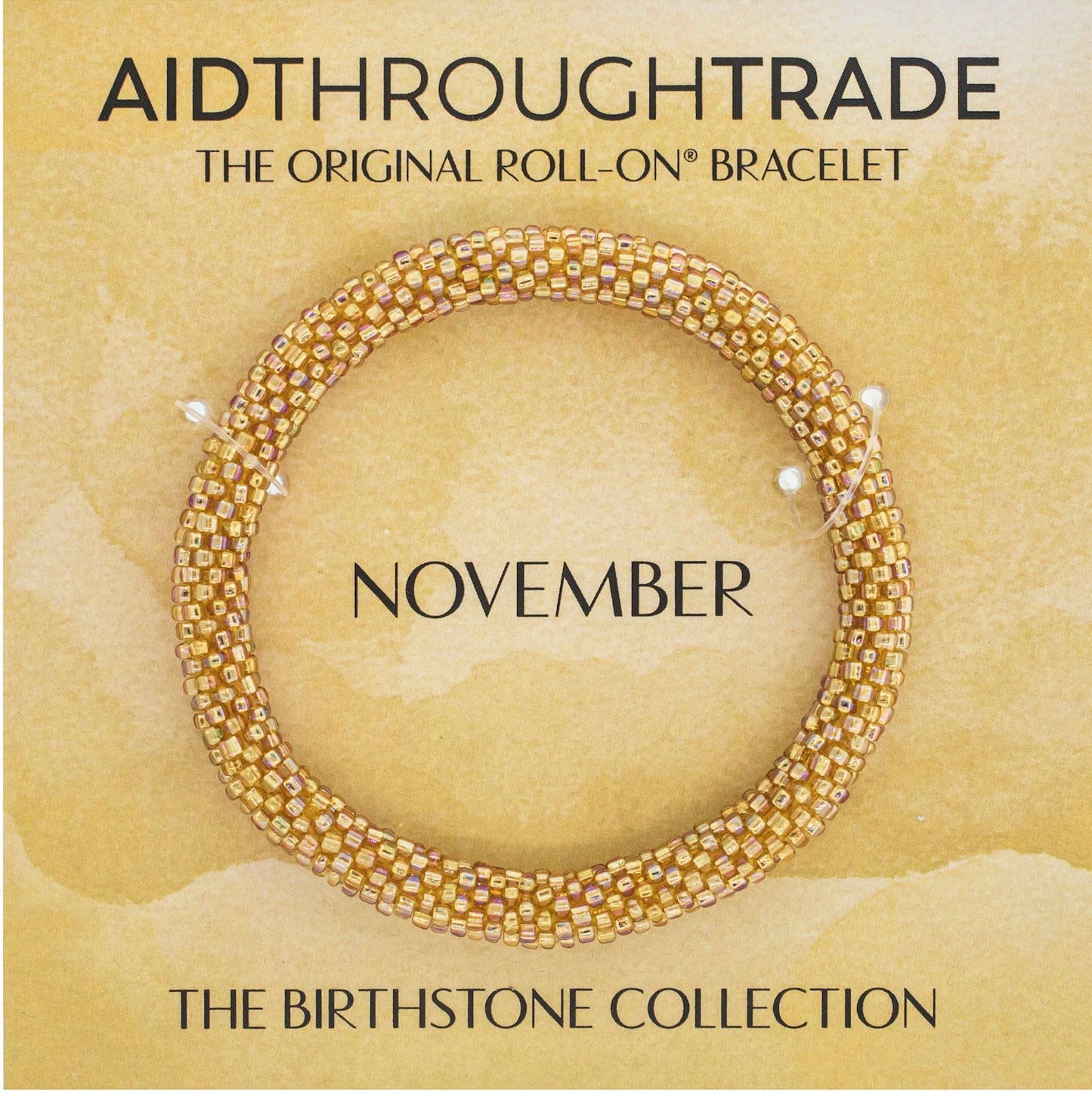 Birthstone Roll-On® Bracelets - November