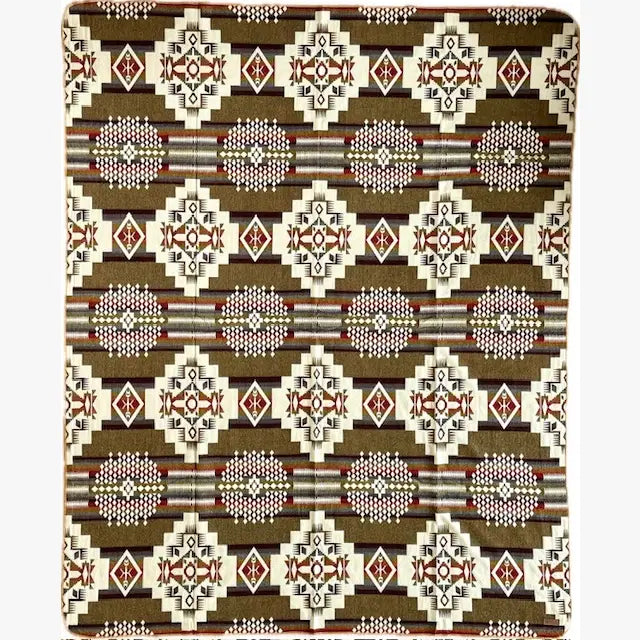 Andean Alpaca Wool Blanket - Sandstone