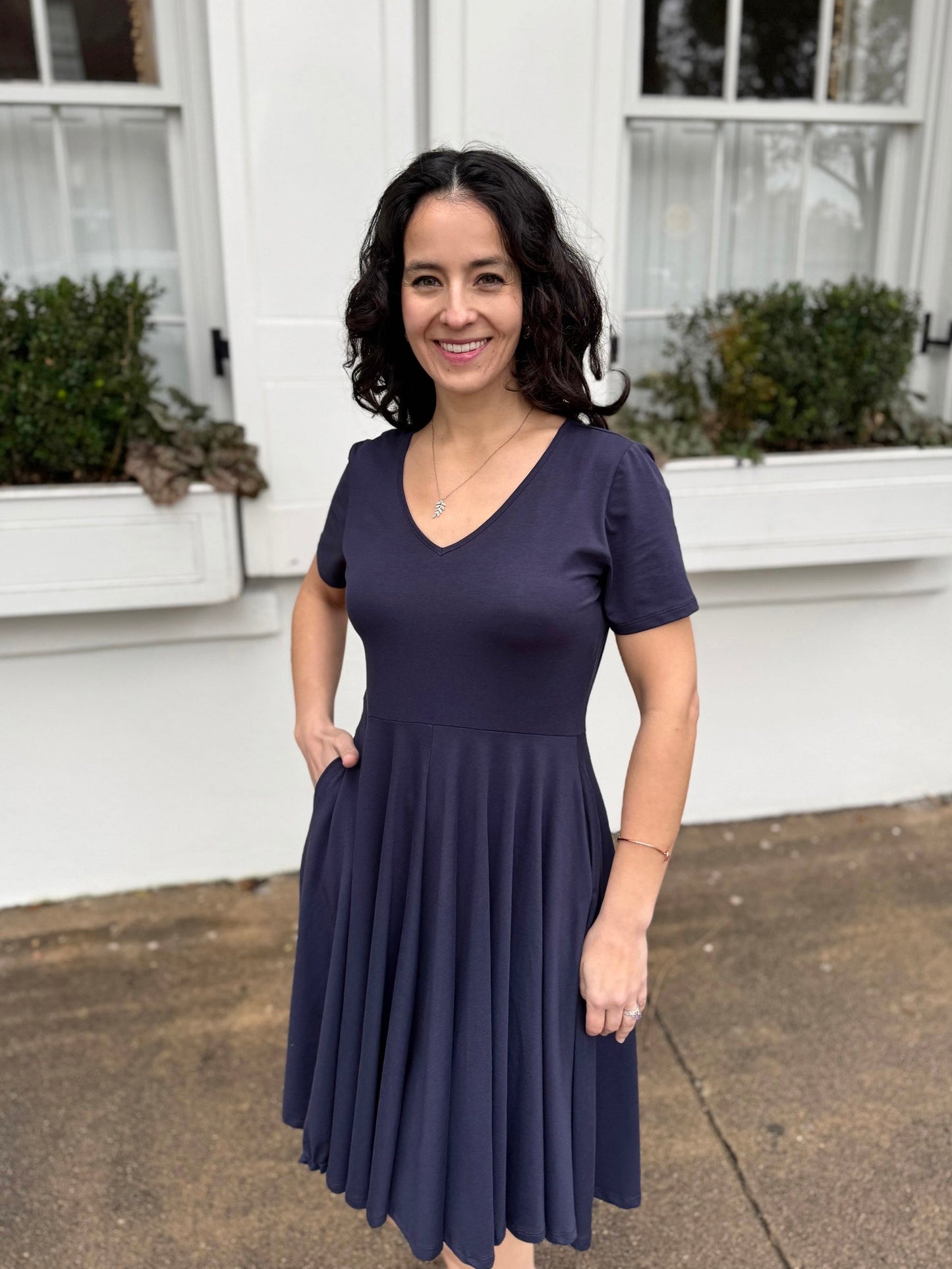 ADINA dress in Navy