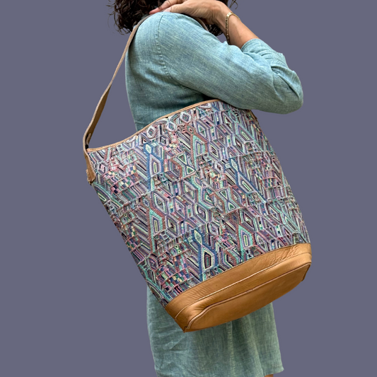 Huipil Bucket Bag