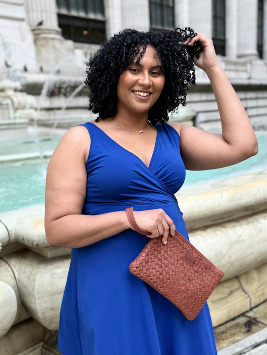 WREN dress in Cobalt Blue