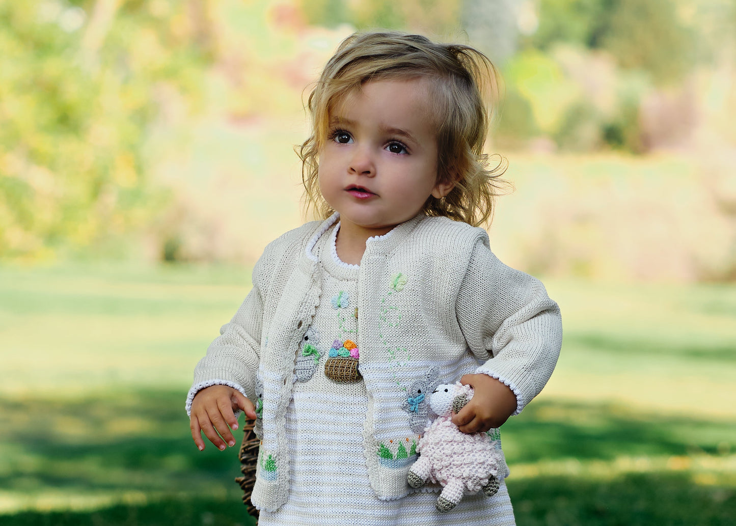 Cardigan with Bunnies