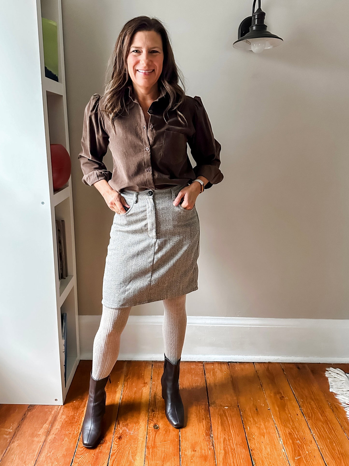 Tweed Mini Skirt