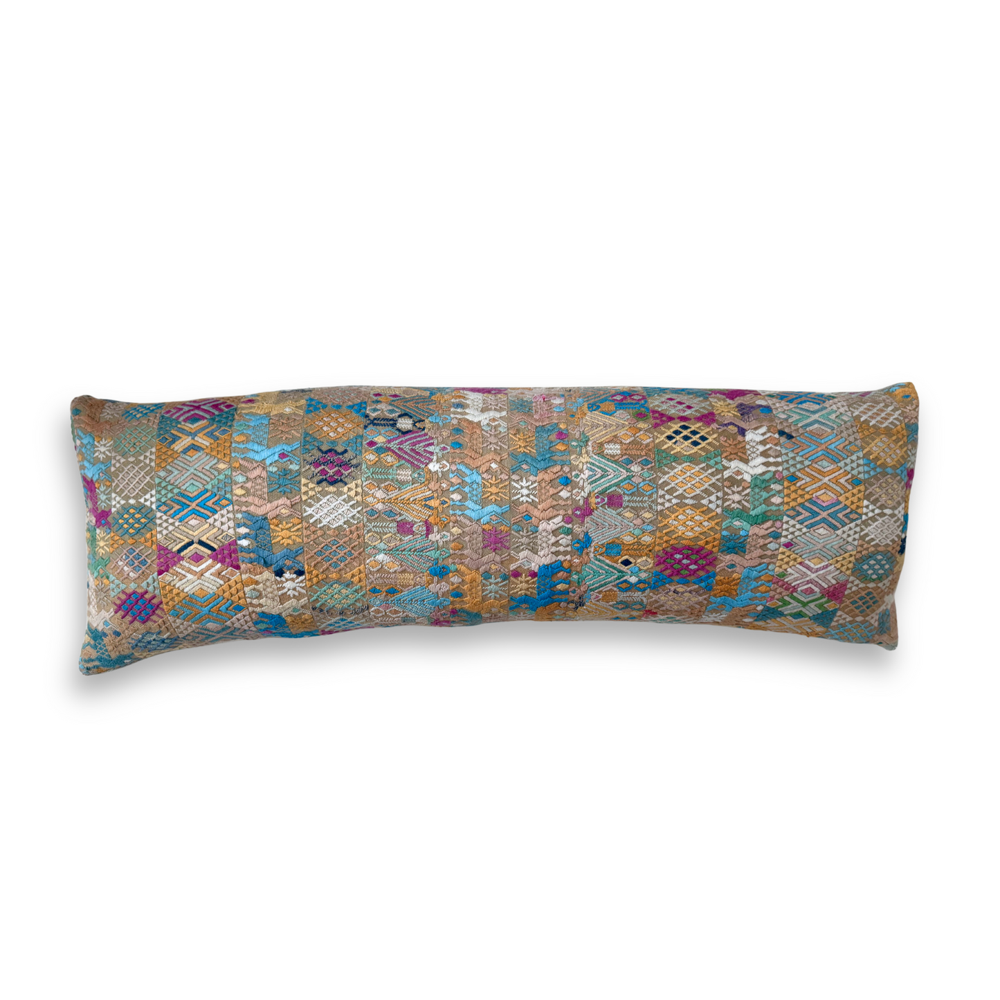 Huipil & Hemp Throw Pillow Cover