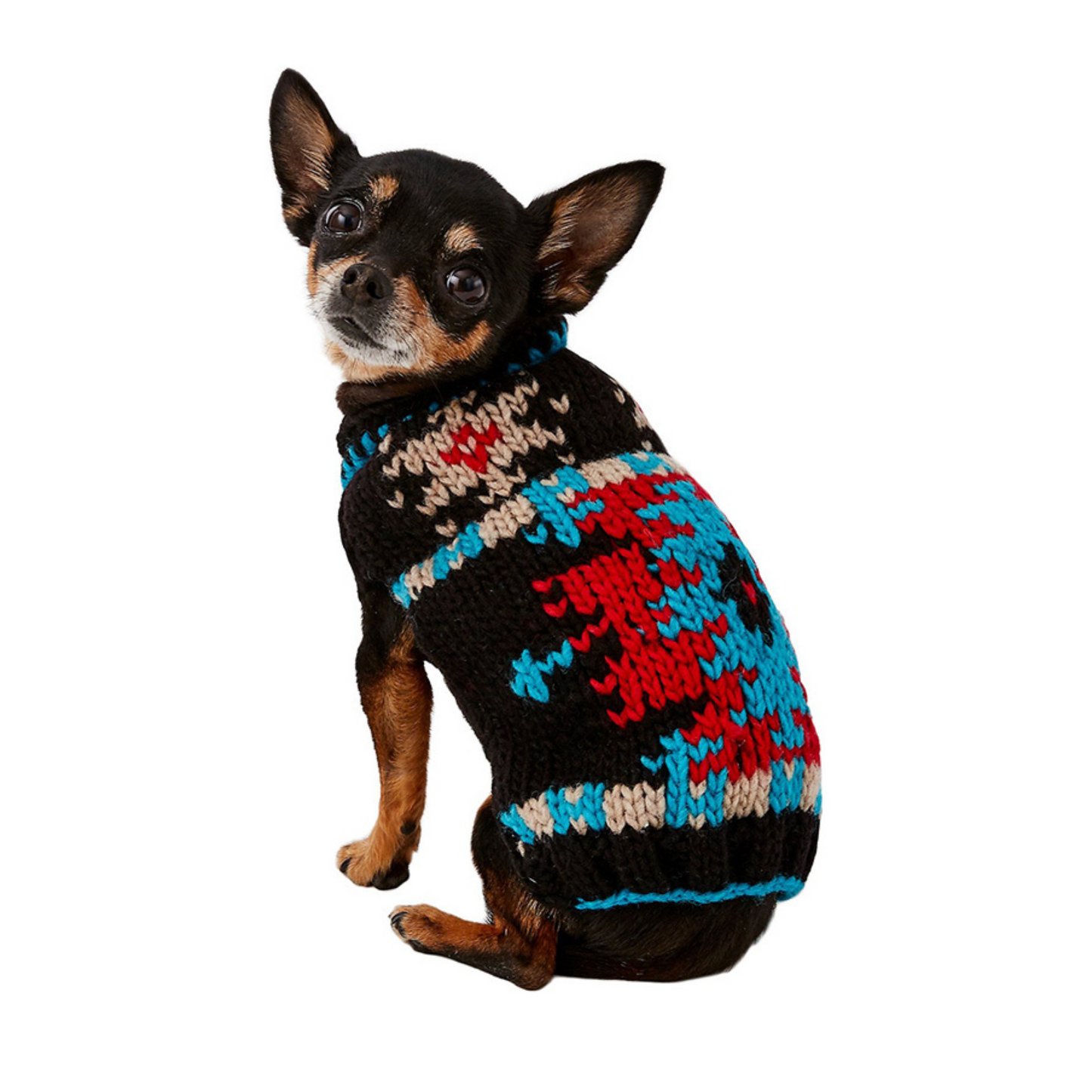 Black Southwest Dog Sweater