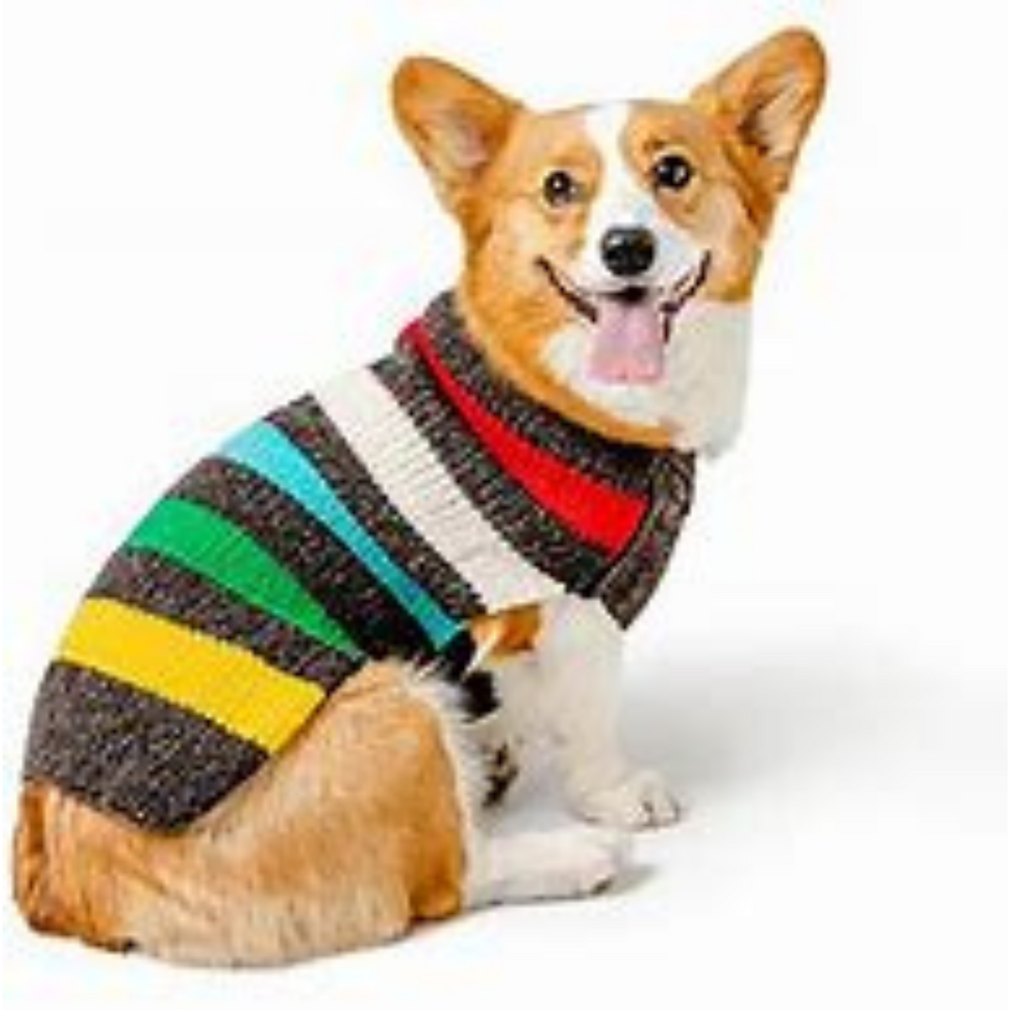 Charcoal Stripe Dog Sweater
