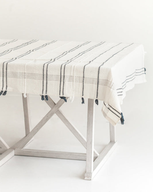 Ribbons Cotton Tablecloth