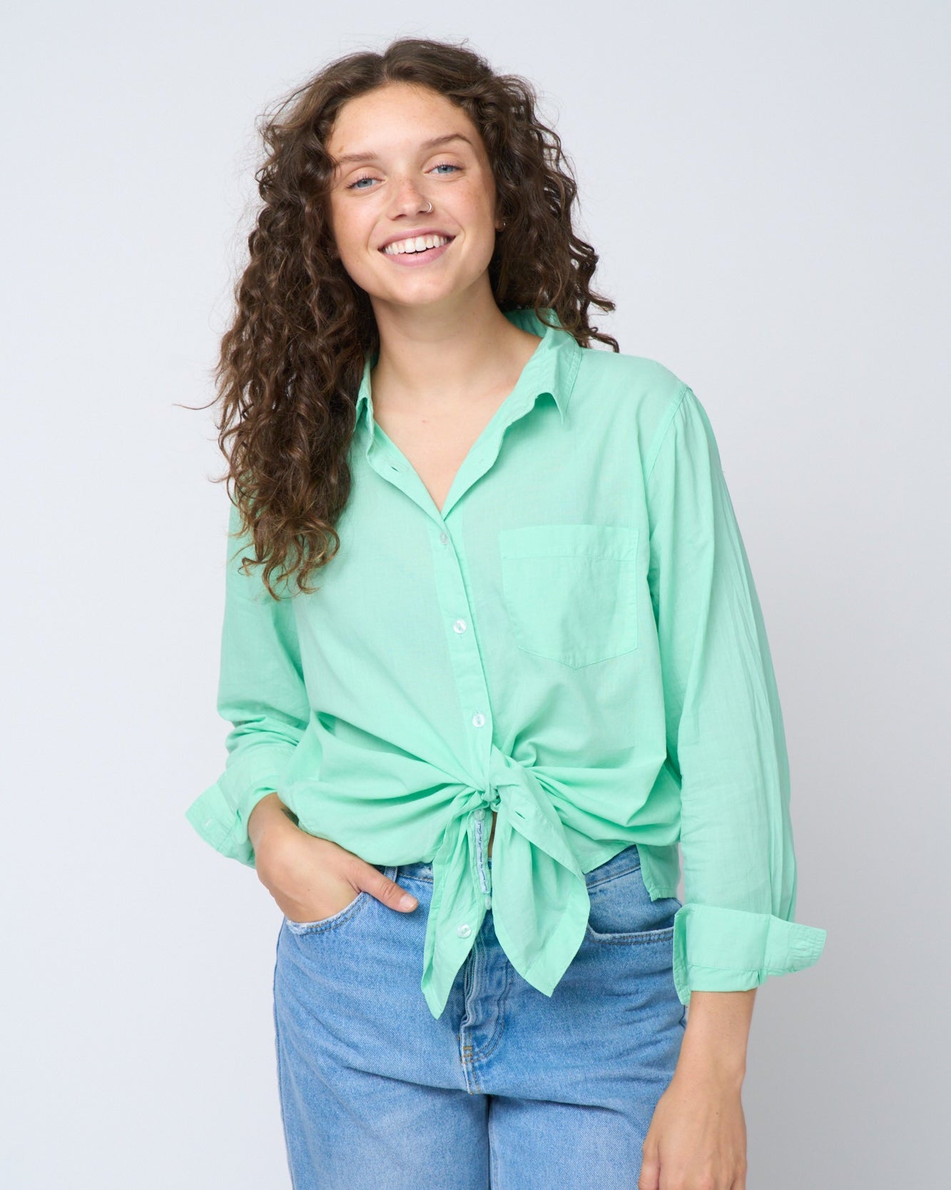 Good Boyfriend Shirt - Seaglass