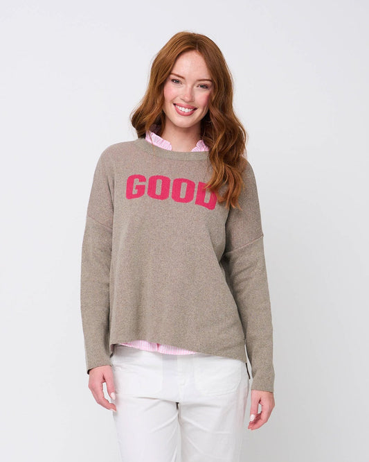 Good Relaxed Sweater - Taupe