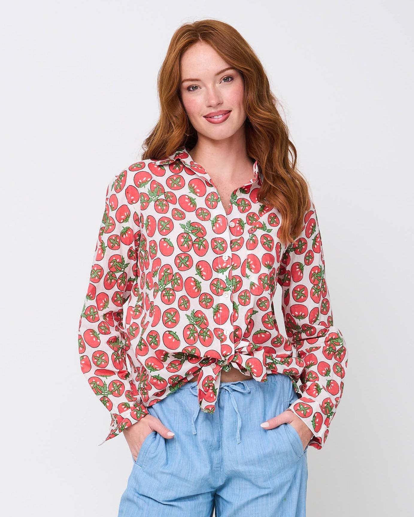 Good Boyfriend Shirt - Tomato