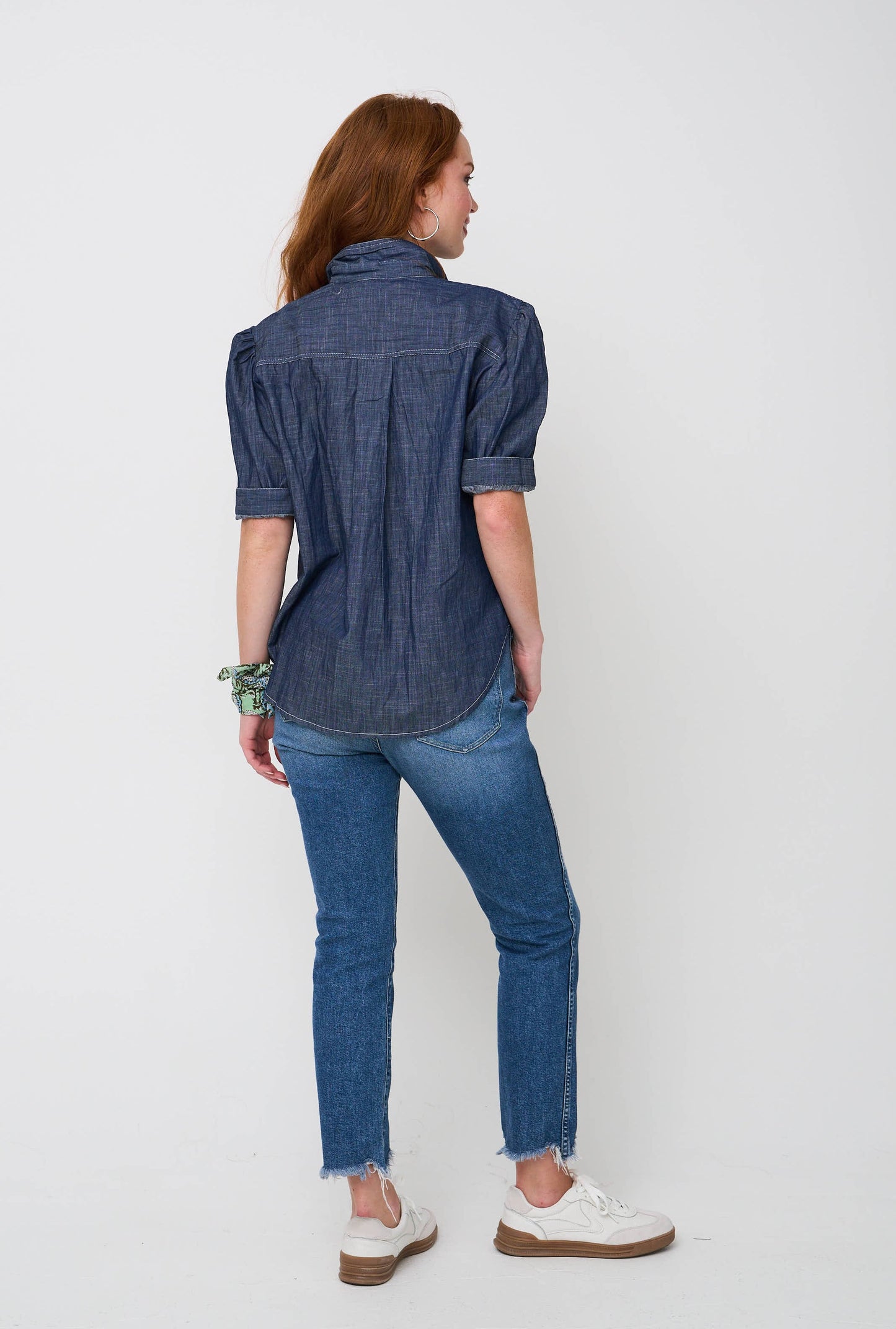 Good Girlfriend Shirt - Dark Denim Wash Chambray