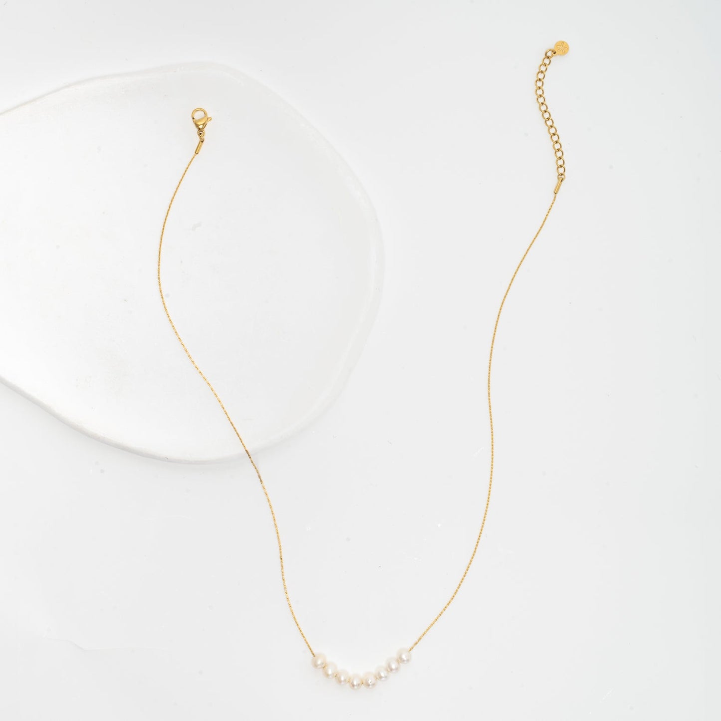 Harmony Pearl Cluster Necklace