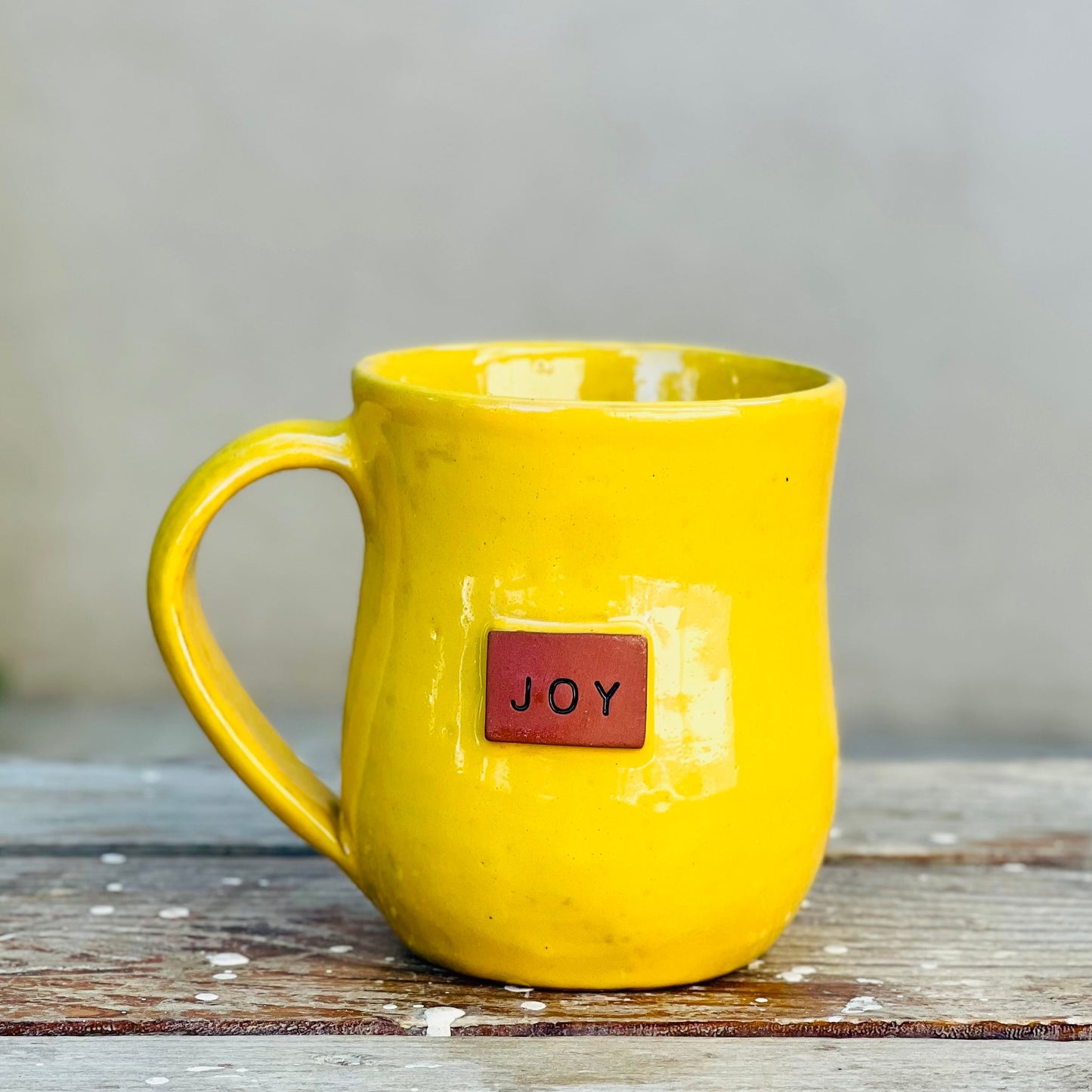 Joy Mug- Yellow
