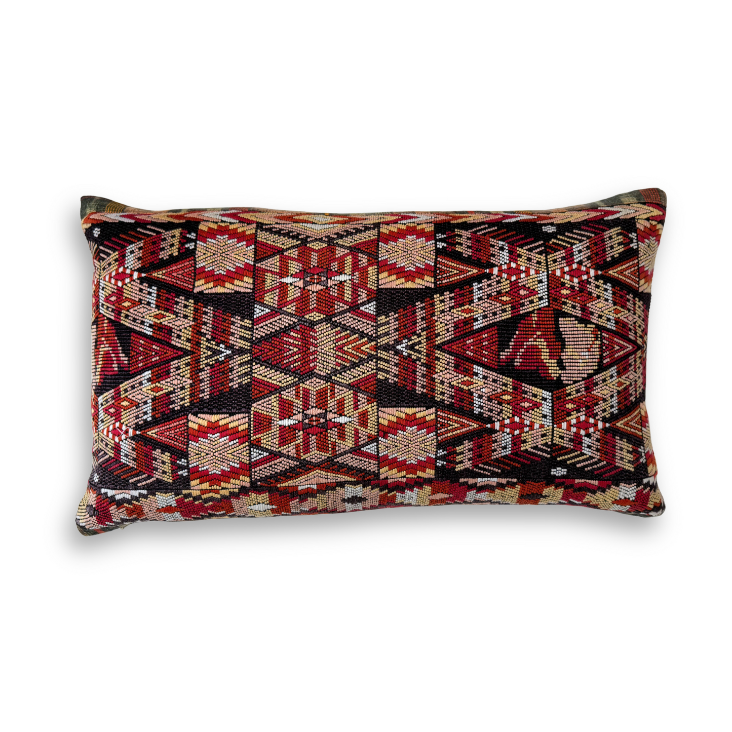 Huipil & Hemp Throw Pillow Cover
