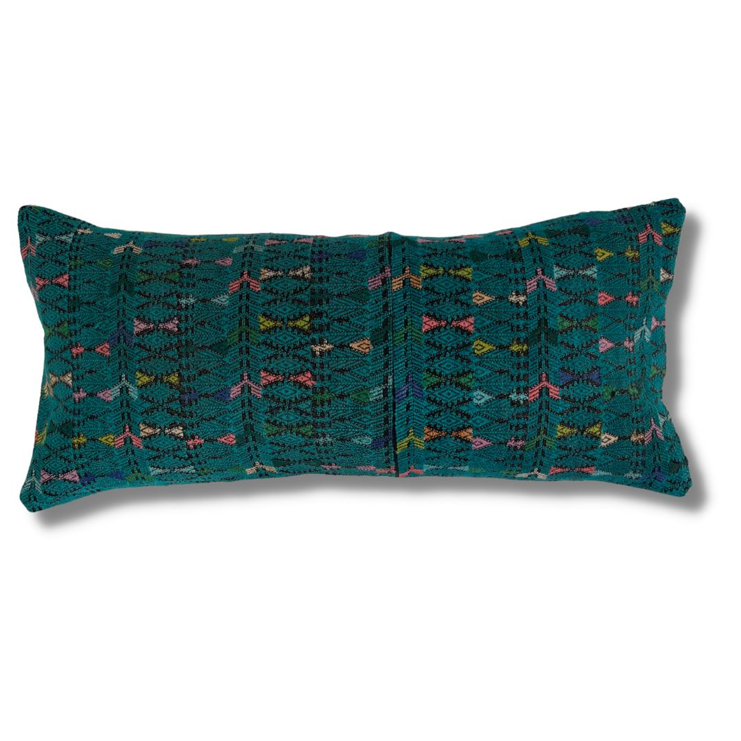 Huipil & Hemp Throw Pillow Cover