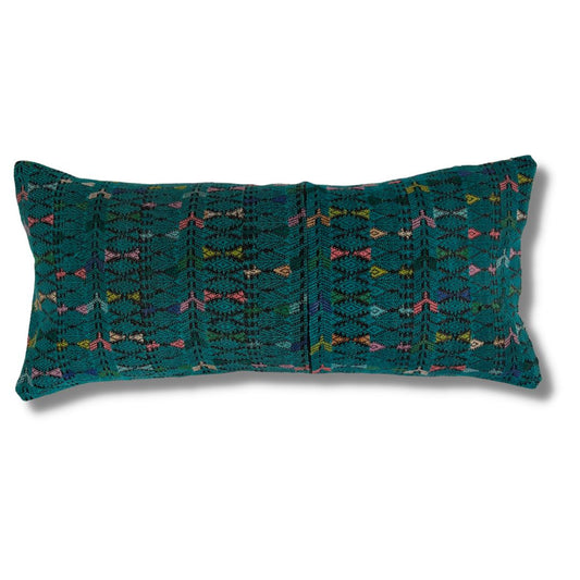 Huipil & Hemp Throw Pillow Cover