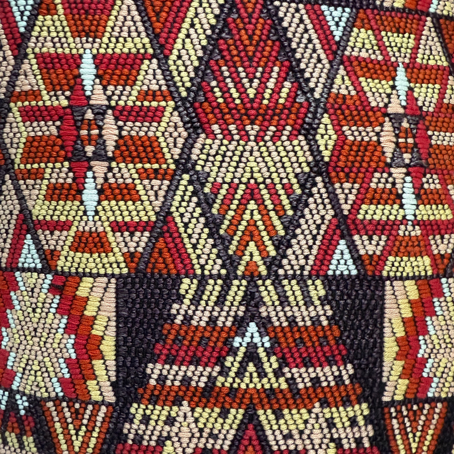 Huipil & Hemp Throw Pillow Cover